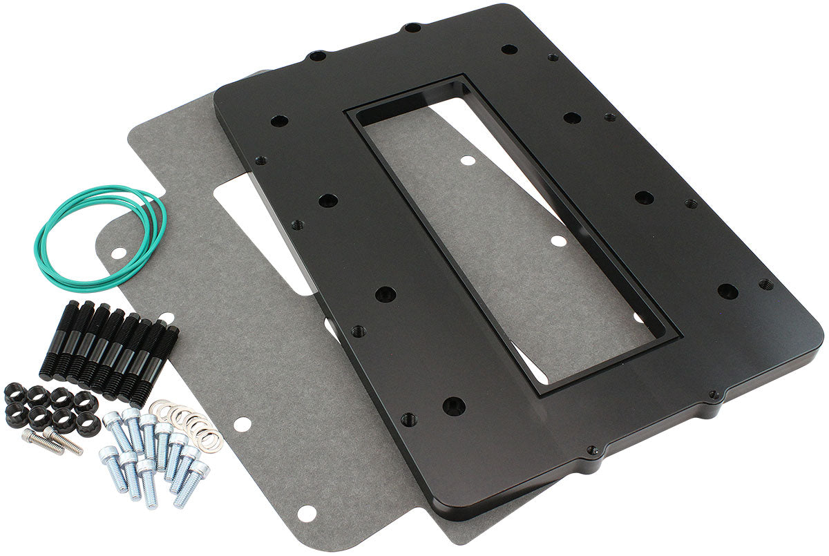 Aeroflow Top Plate with Supercharger Flange For Modular Intake Manifolds, Black Finish - AF6286-0000 AF6286-0000