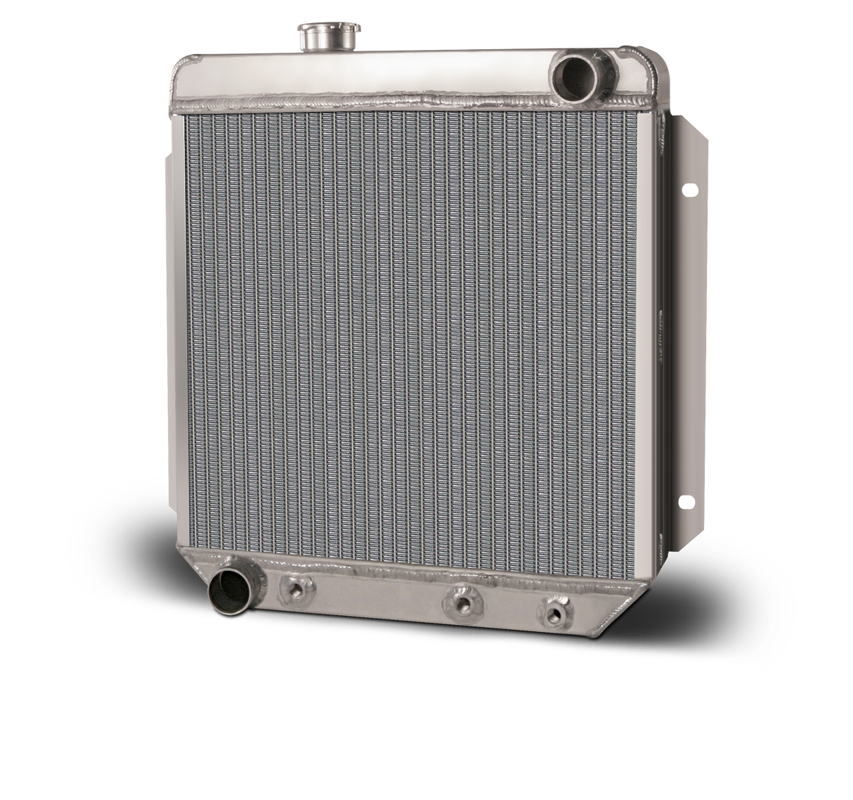 AFCO 1964.5-66 Mustang Aluminum Radiator and Shroud - Driver Side - 81276-B-SB-Y 81276-S-NA-Y