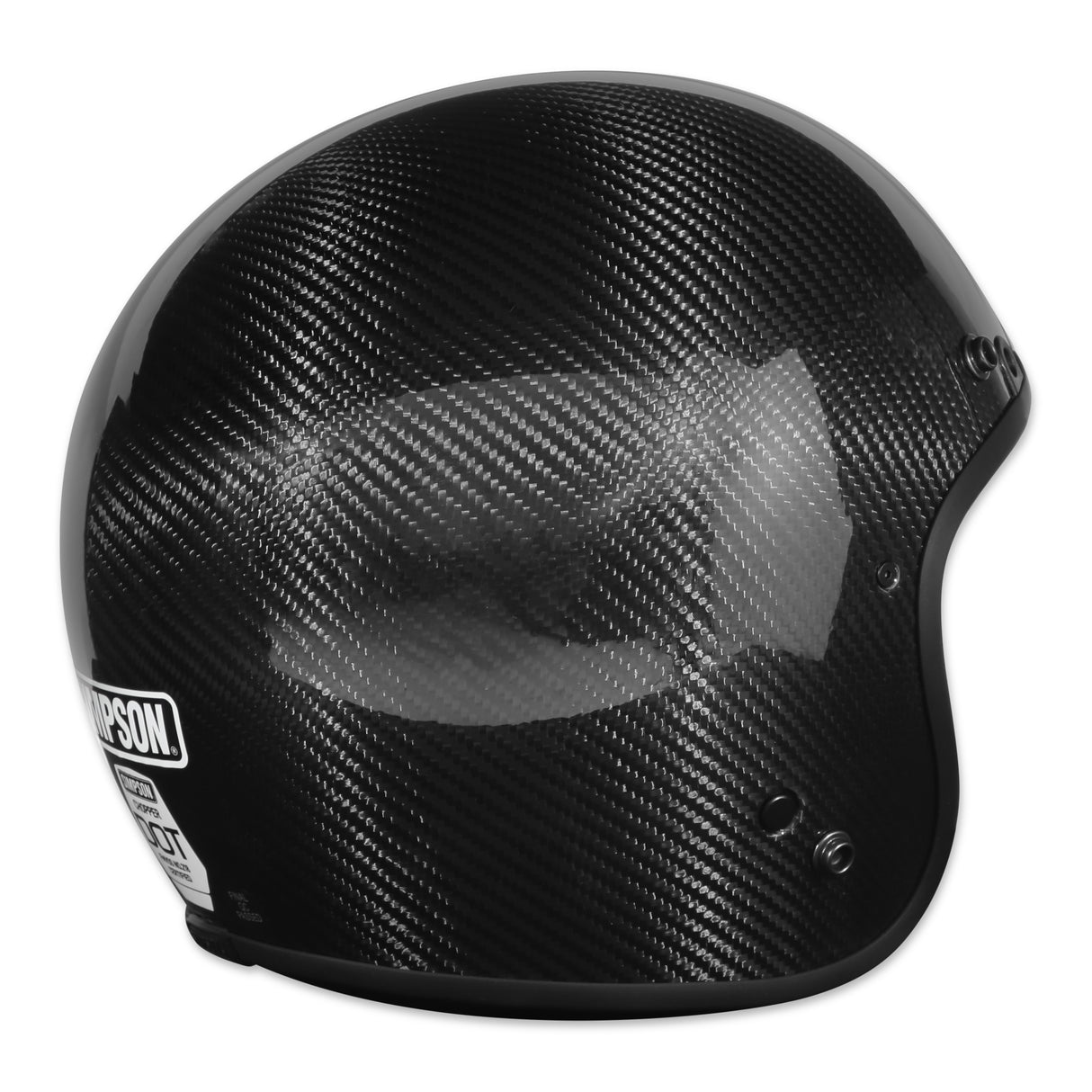 Simpson Motorcycle Chopper Helmet - Carbon Fiber XS - CHOPCXS
