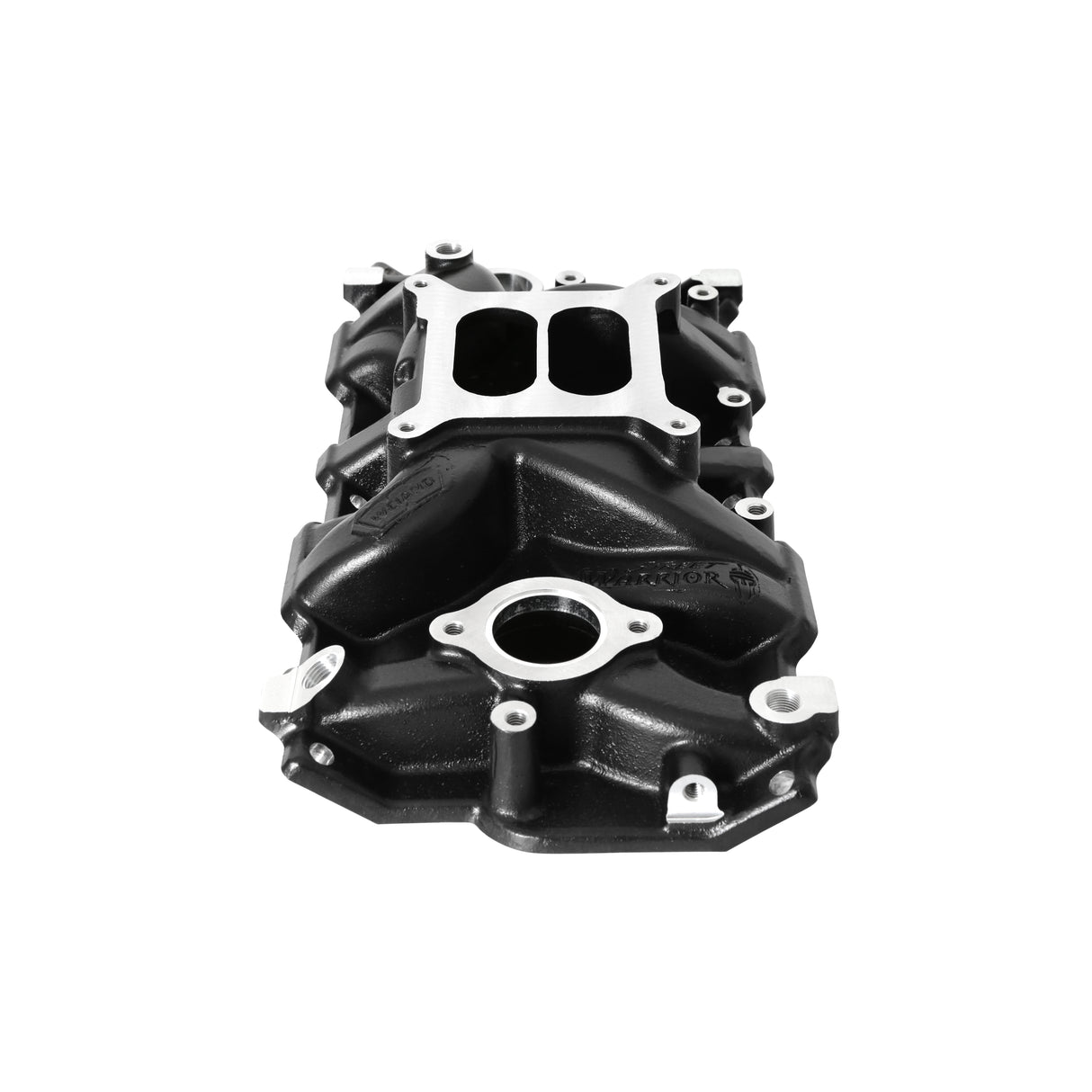 Weiand Street Warrior Intake - Chevy Small Block V8 - Black Ceramic - 8120BK
