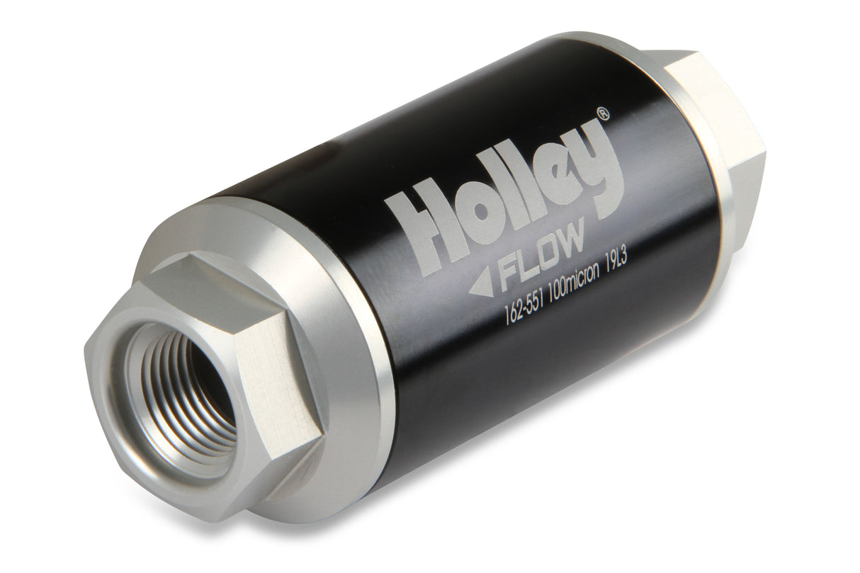 Holley 162-551 100 GPH HP Billet Fuel Filter