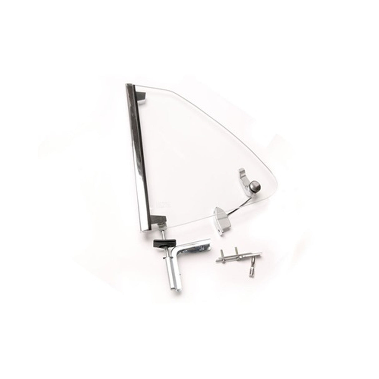Scott Drake Quarter Glass Assembly, Clear, Driver Side - C9ZZ-6321411-K
