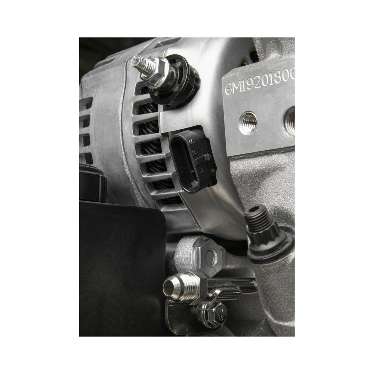Holley 20-205 Mid-Mount Complete Accessory Drive System - Gen V LT Engines - Standard Damper - Natural