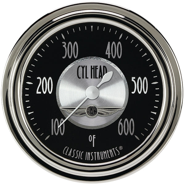 Classic Instruments All American Tradition 2 5/8" Cylinder Head Temp. Gauge - AT397SLC
