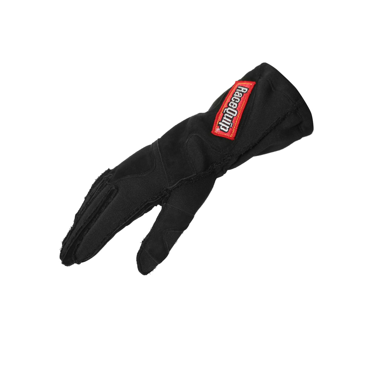 Racequip SFI 3.3/5 Black Outseam Short Gauntlet Nomex Race Gloves - X-Large - 356906RQP