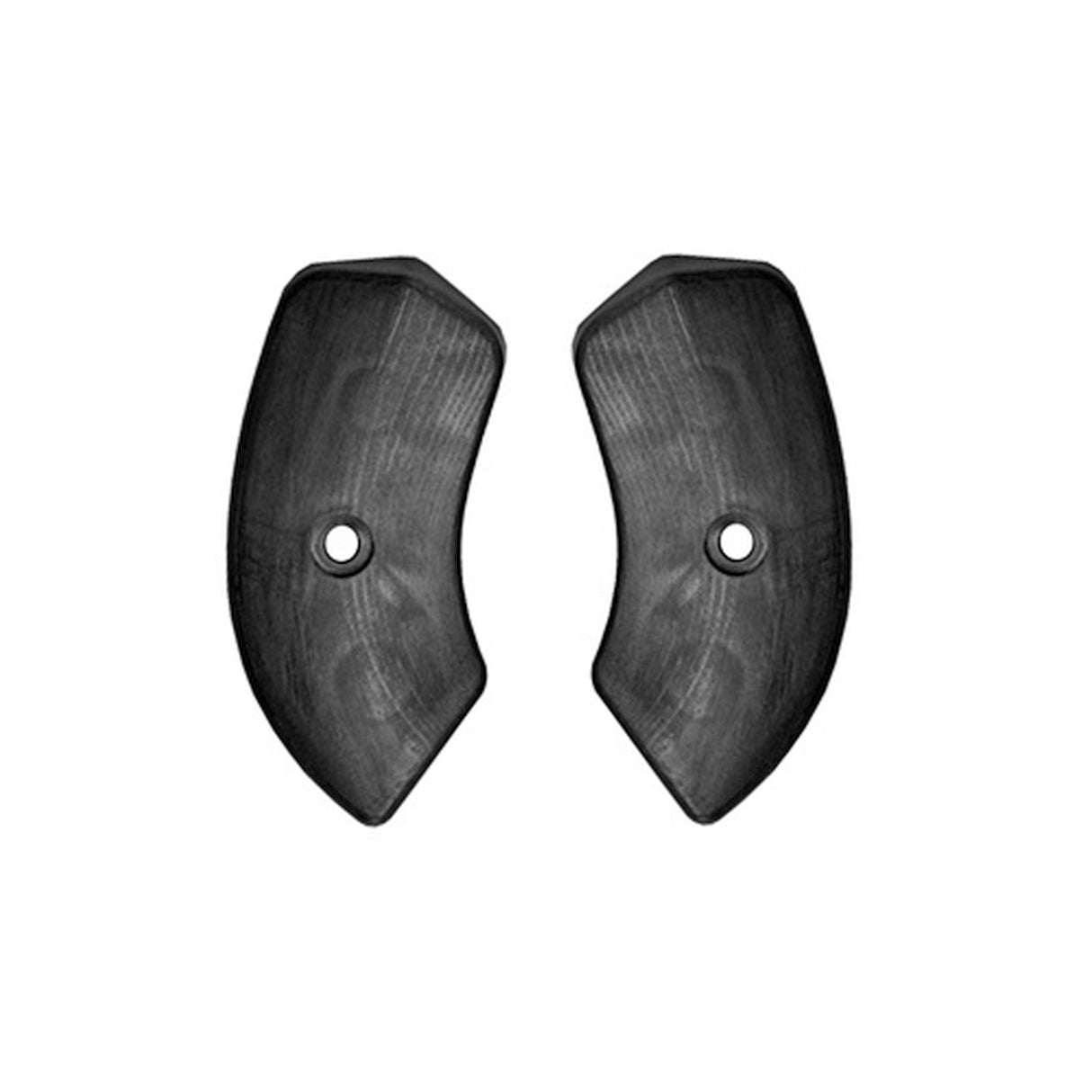 Scott Drake 64-67 Seat Hinge Covers (Black) - C5ZZ-6561692-3B