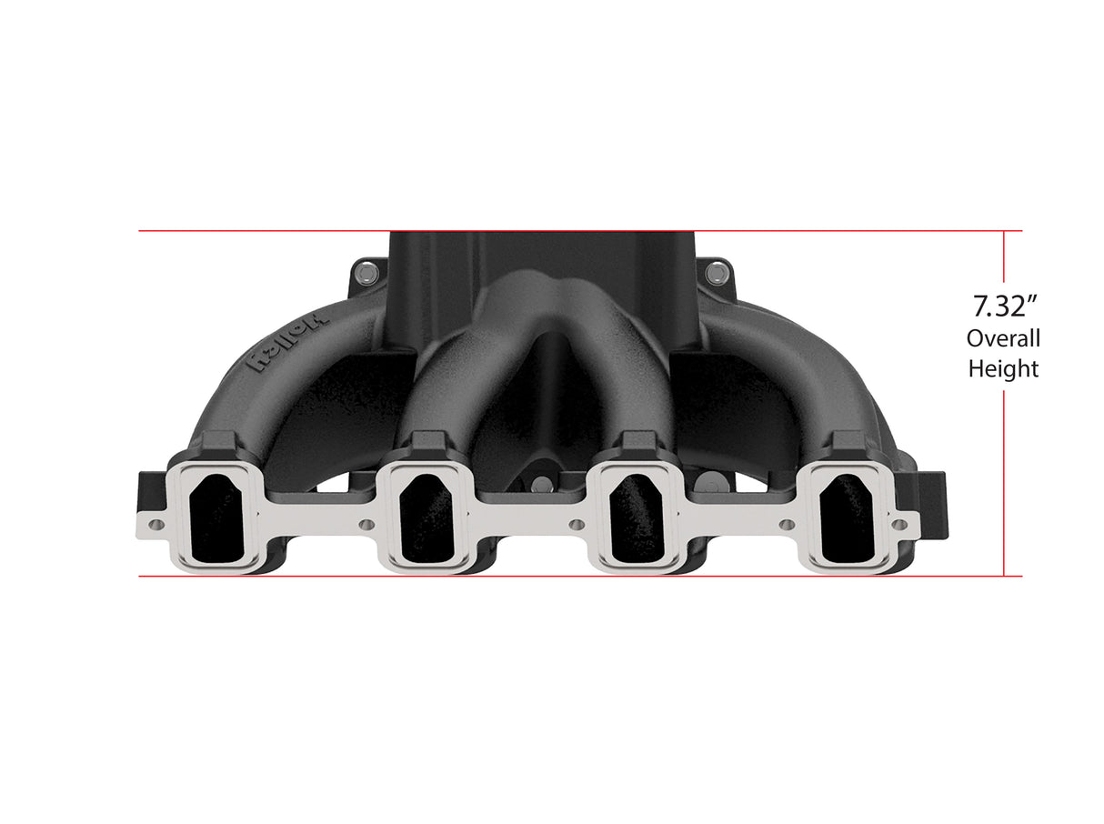 Holley 300-255BK Single Plane EFI Split-Design Race Intake Manifold- GM LS1/LS2/LS6-Black