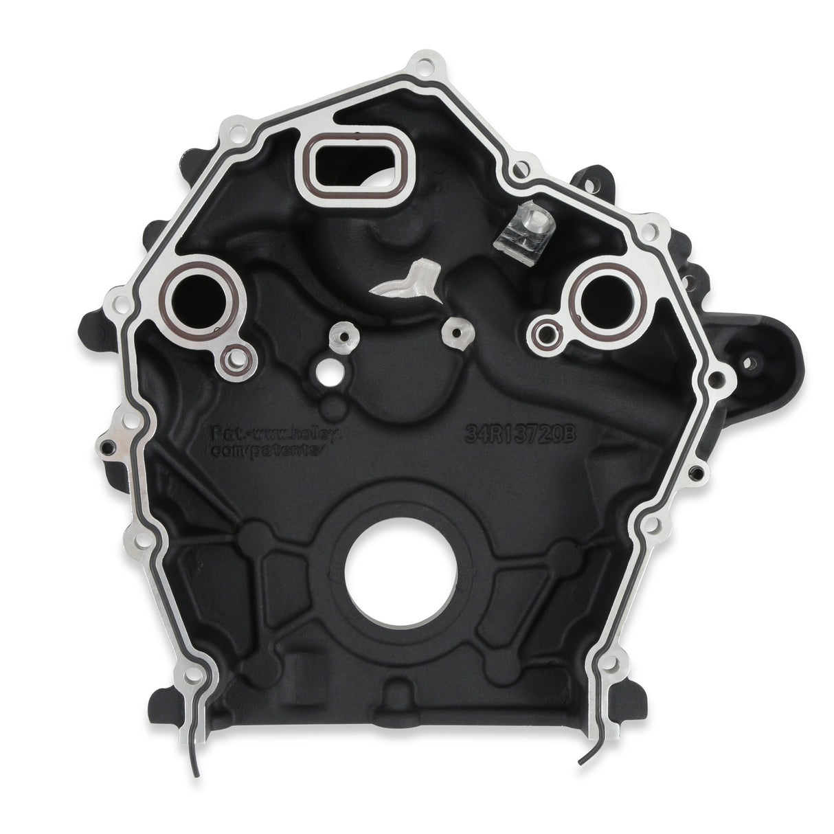 Holley 97-418 Timing Cover - Ford 7.3L Godzilla - Black