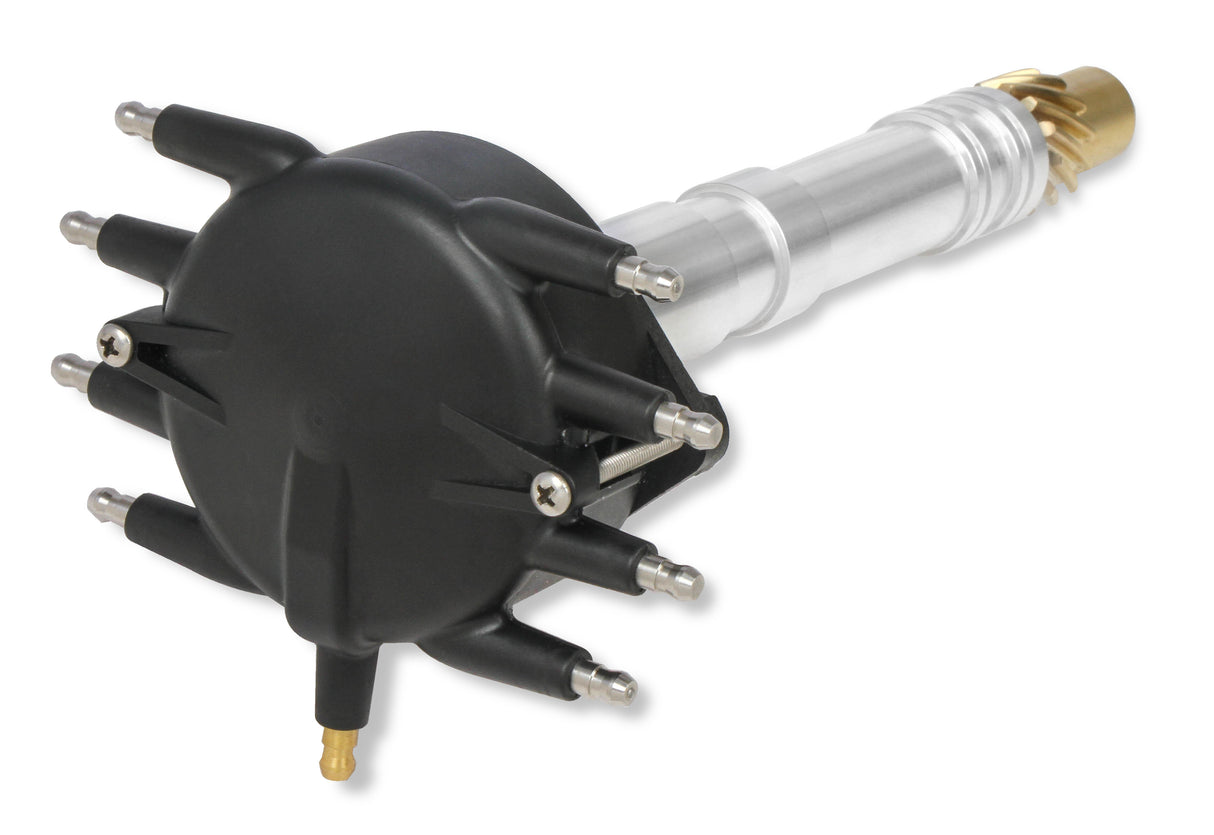 MSD Chevy Super Tall Block Black Crab Cap Distributor - 84863