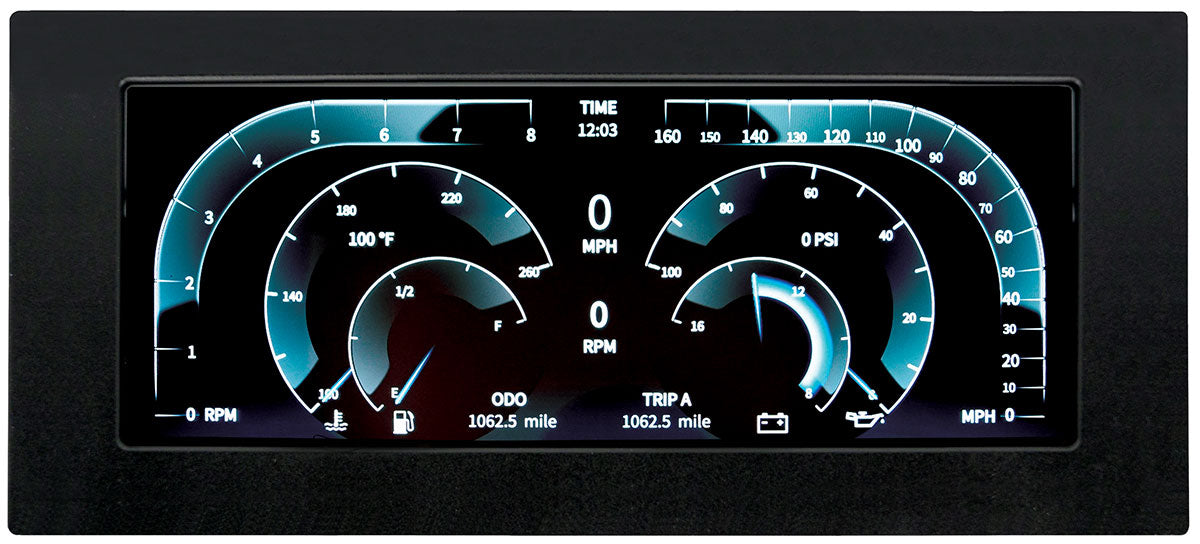 AutoMeter Invision 8.8" LCD Digital Dash, Panel Mount - AU7400