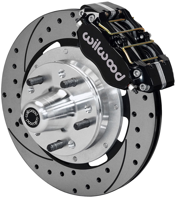 Wilwood Dynapro Dust-Boot Front Brake Kit, 4-Piston 12.19" - WB140-13378-D WB140-13378-D