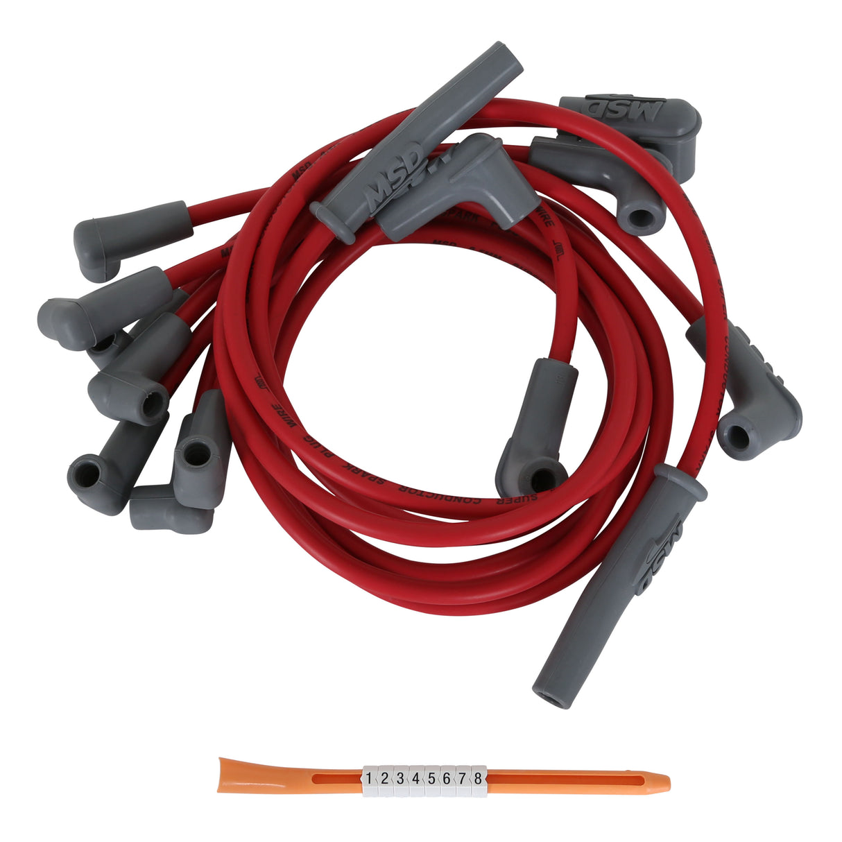 MSD Super Conductor Spark Plug Wire Set, 4.3L Chevy Truck, ’92-’97 - 31649