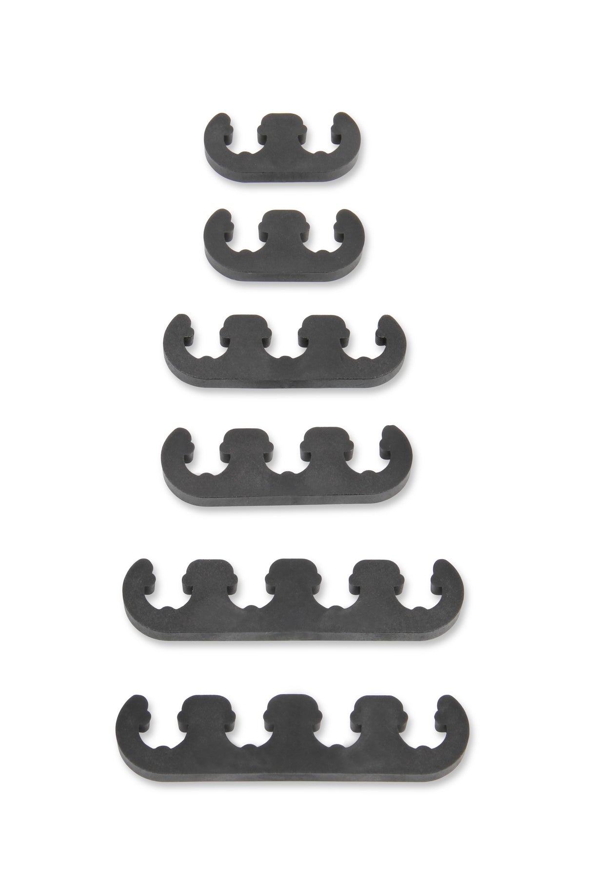 Mr Gasket Wire Separators - Plastic - 7 mm / 8 mm - Black - 9728