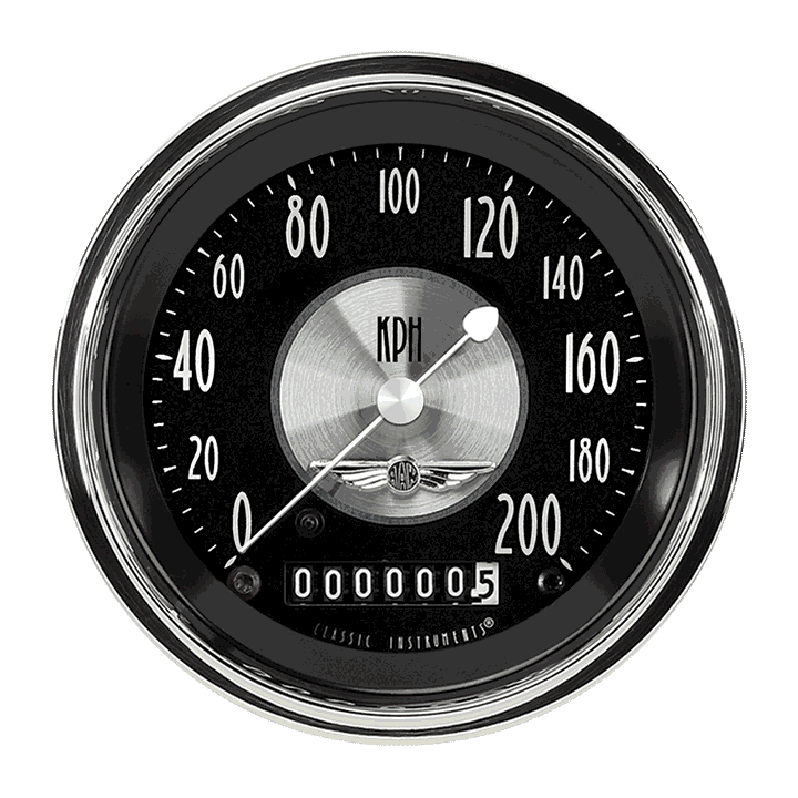 Classic Instruments All American Tradition 3 3/8" Speedometer - AT59SHC