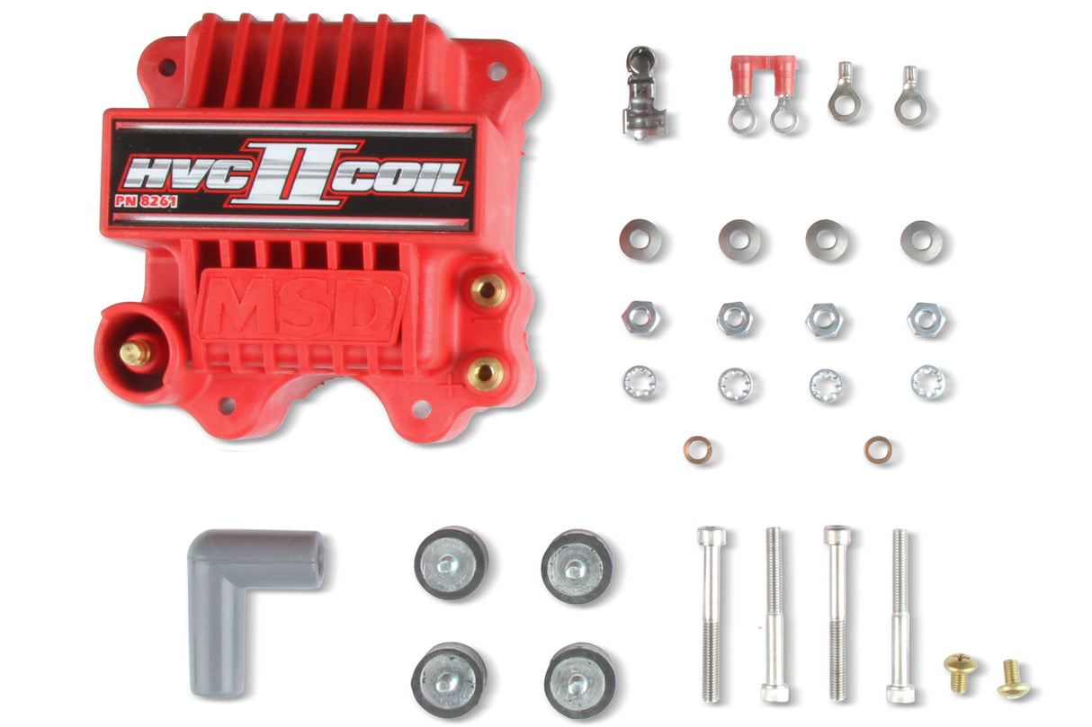 MSD Ignition Coil - HVC-2 Series - Red - 8261