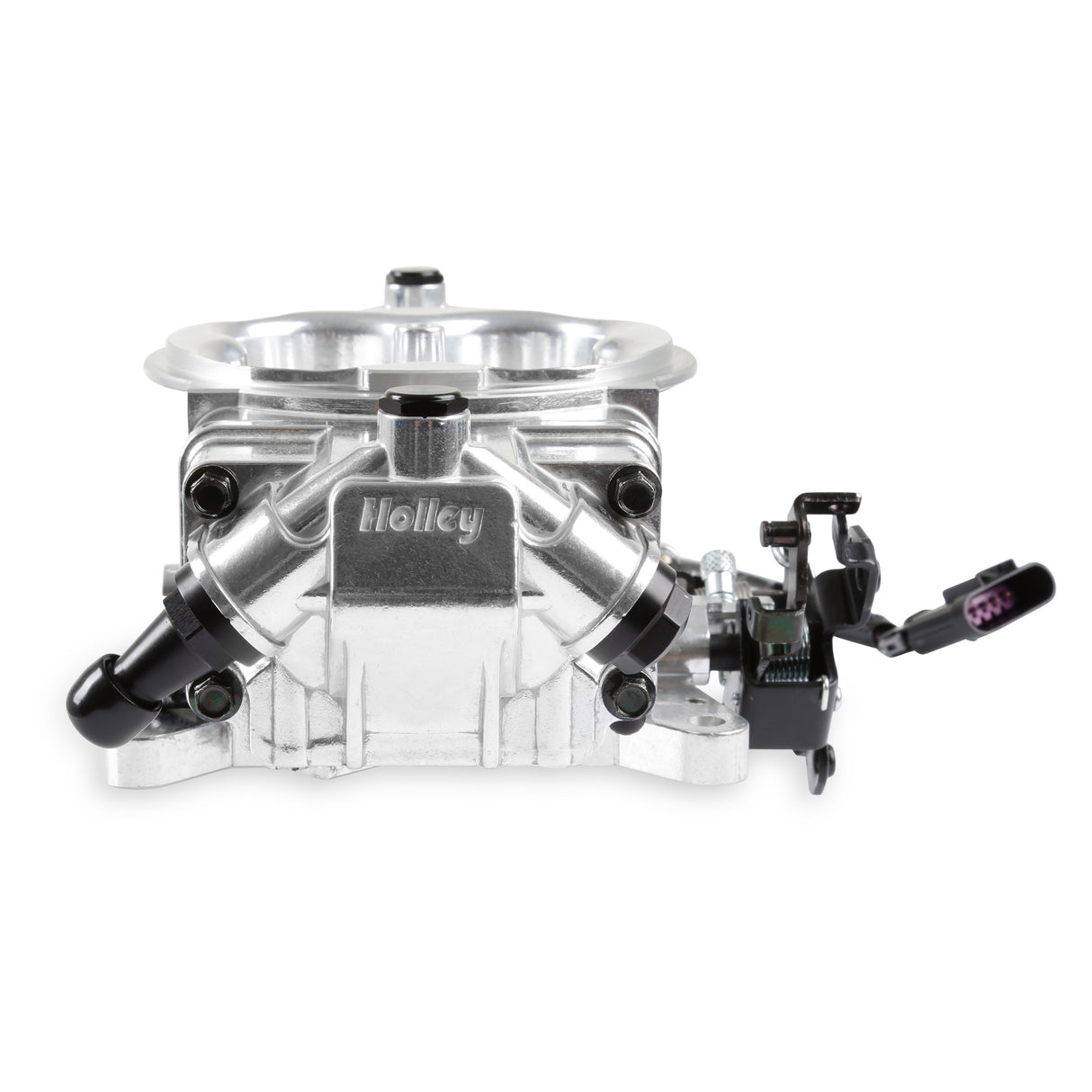 Holley 550-1074 EFI Terminator X Stealth 4150 2x4 - Shiny