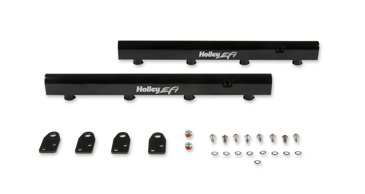 Holley 534-283 Hi-Flow Billet Fuel Rails for Coyote Engines