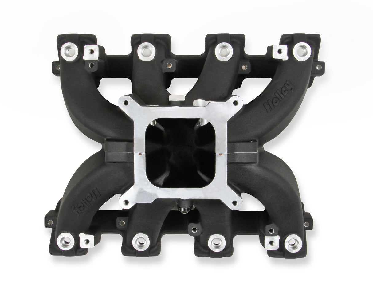 Holley 300-290BK Single Plane EFI Split-Design Race Intake Manifold- GM LS3/L92- Black