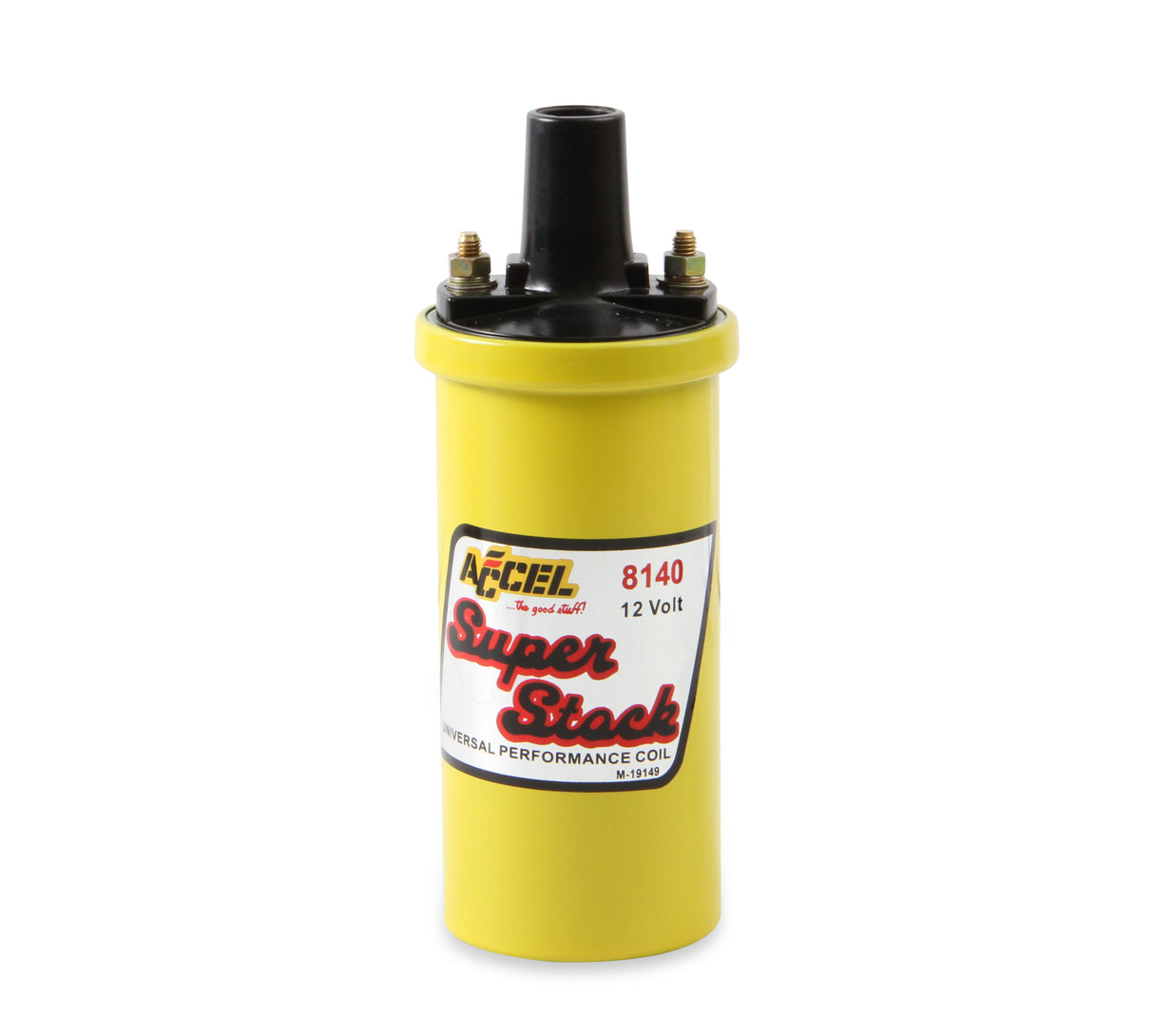 ACCEL Ignition Coil - Yellow - 42000v 1.4 ohm primary - Points - up to 6500 RPM - 8140