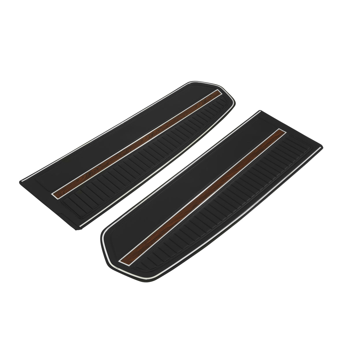 Scott Drake 1968 Deluxe Door Panels (Black) - C8ZZ65239423BKD