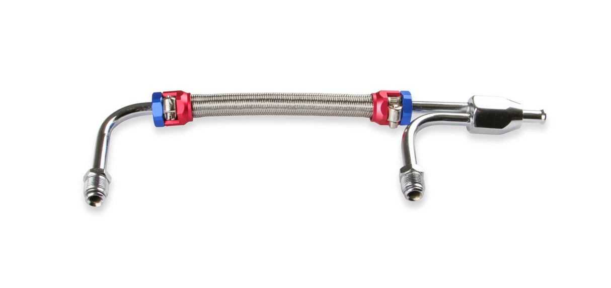 Mr Gasket Adjustable Fuel Line with Red and Blue Hose Ends - 1556G