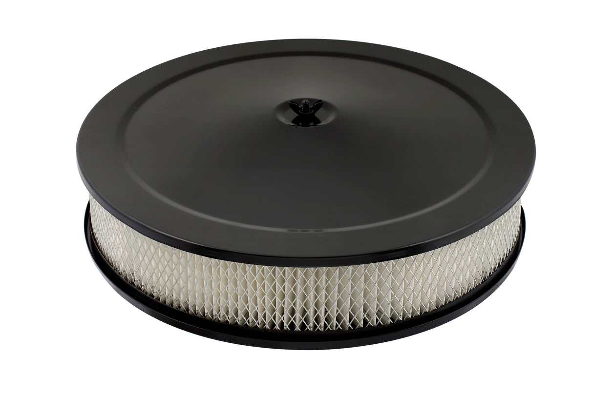 Mr Gasket Competition Air Cleaner - Flat Black - 9790BP