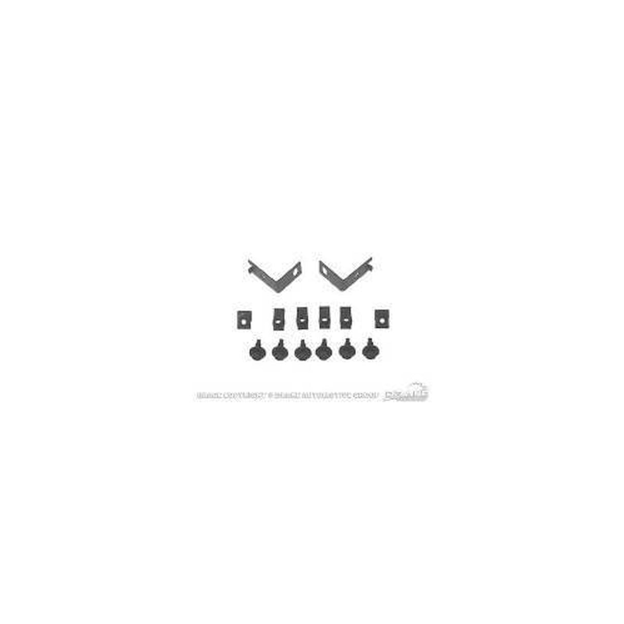 Scott Drake Bumper Guard Hardware Kit - C5ZZ-17794-KIT