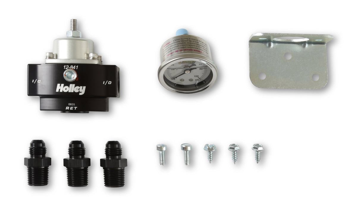 Holley 12-841KIT Billet Bypass Fuel Pressure Regulator Kit