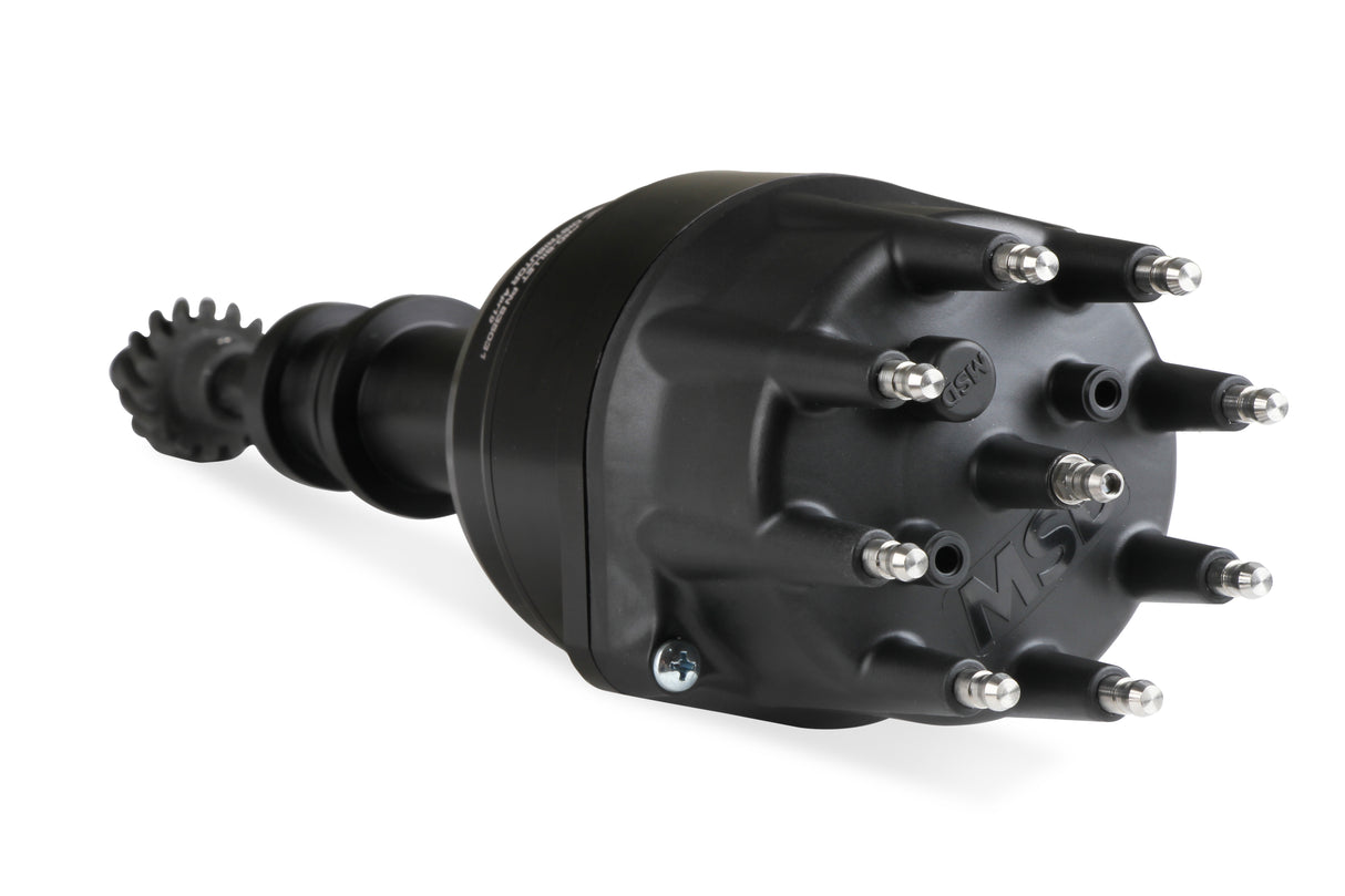 MSD Black Distributor, Ford, 351C-460, Ready-to-Run, Steel Gear - 835031