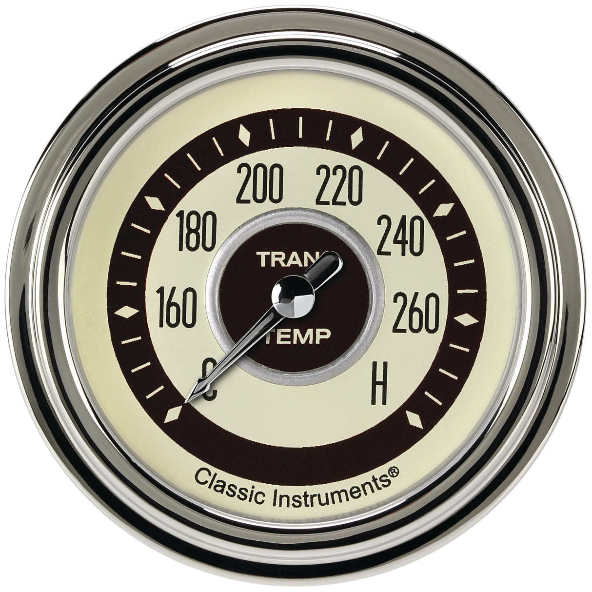 Classic Instruments Nostalgia VT 2-5/8" Transmission Temperature Gauge - NT327SLC