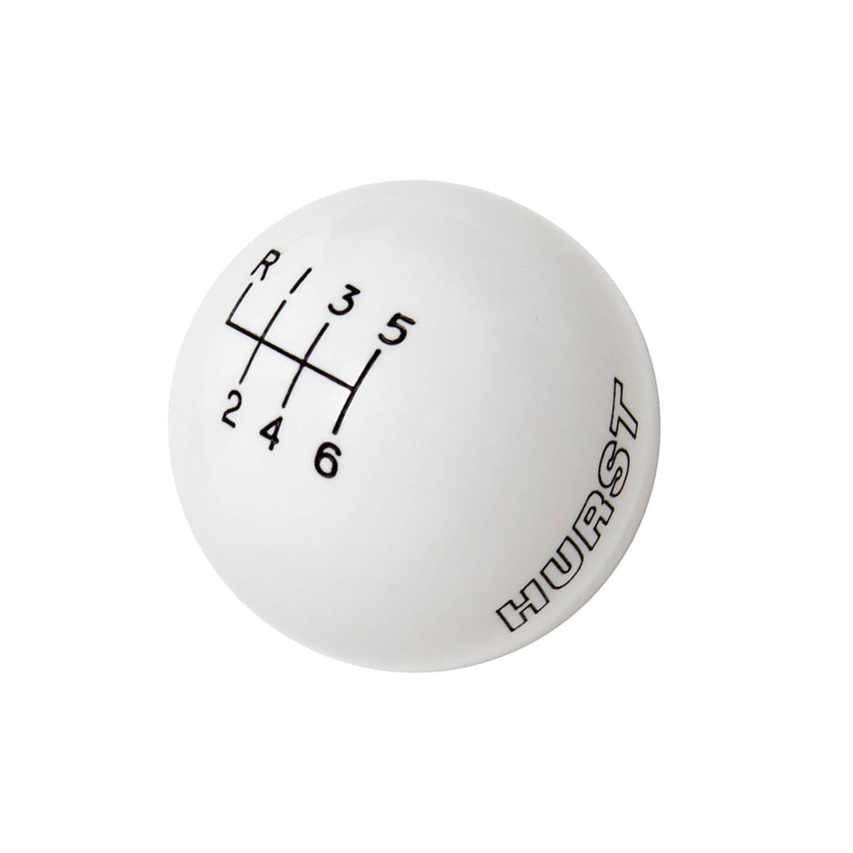 Hurst Shift Knob - 6-Speed - White - Ford - 1630225