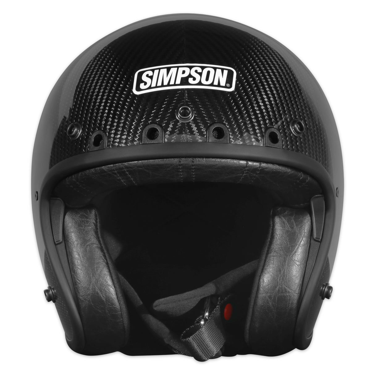 Simpson Motorcycle Chopper Helmet - Carbon Fiber XS - CHOPCXS