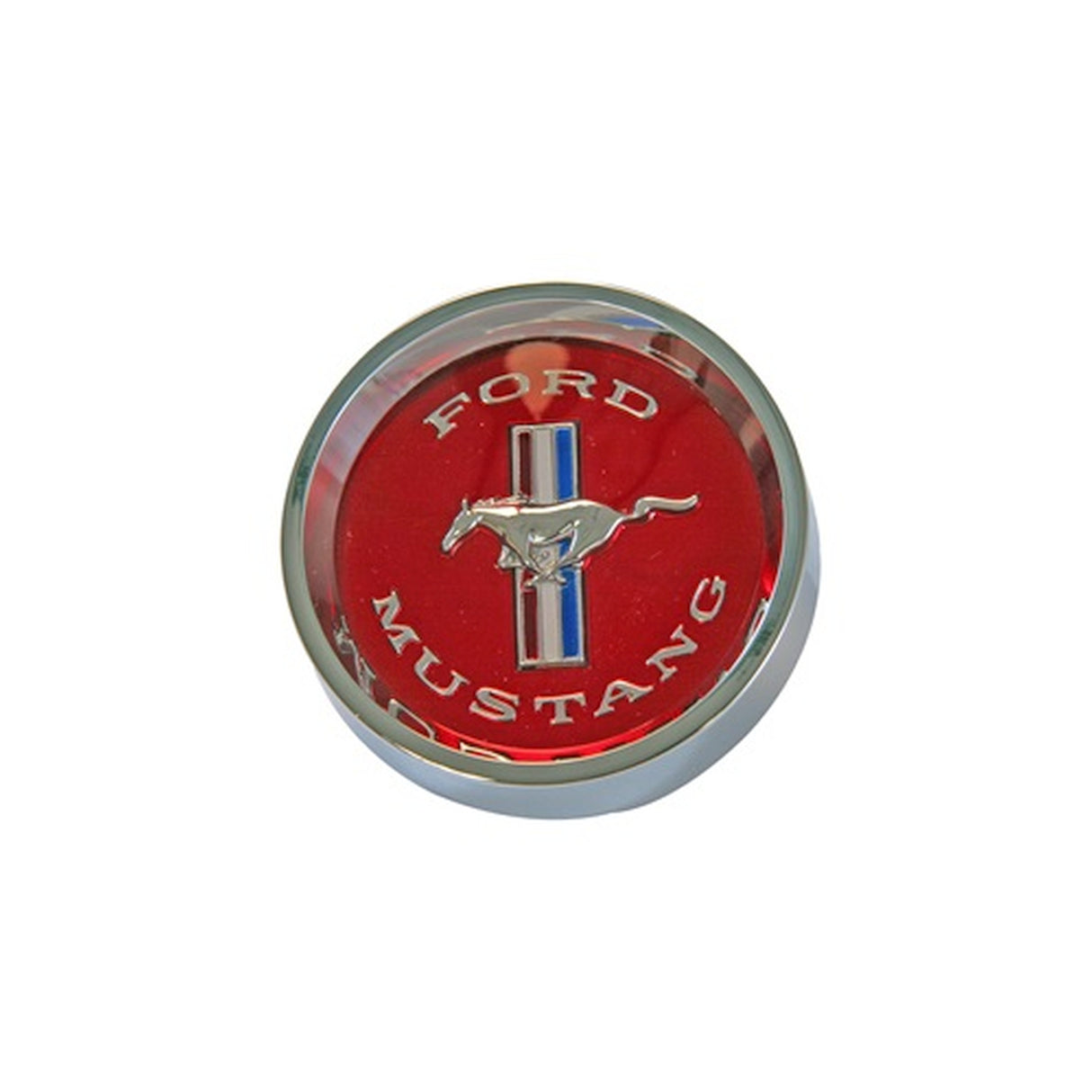 Scott Drake Center Cap for Styled Steel Hubcaps - Red - C5ZZ-1130-WL