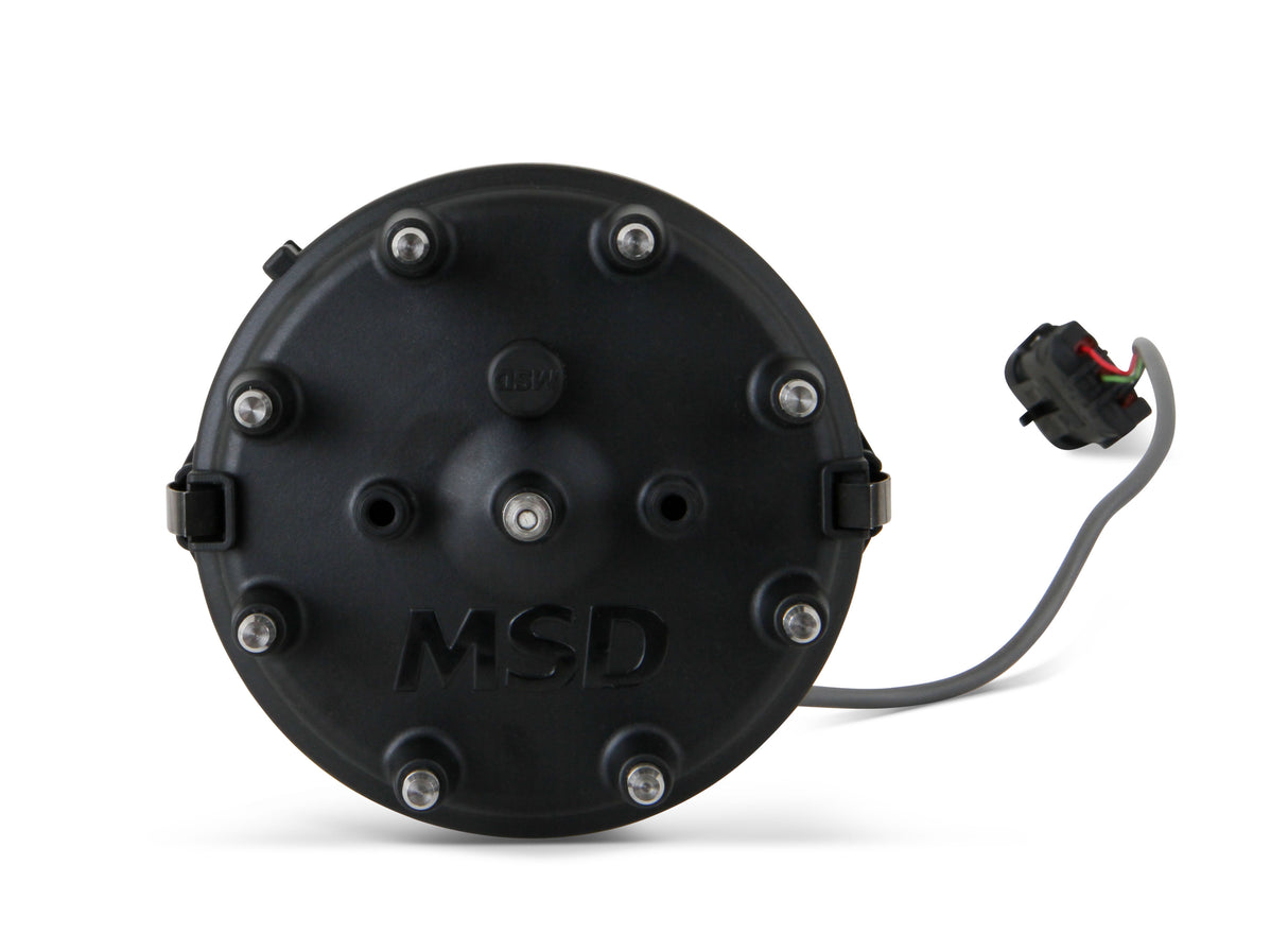 MSD Chevy Crank Trigger Distributor with adjustable Cam Sync Pick-up - 23401MSD