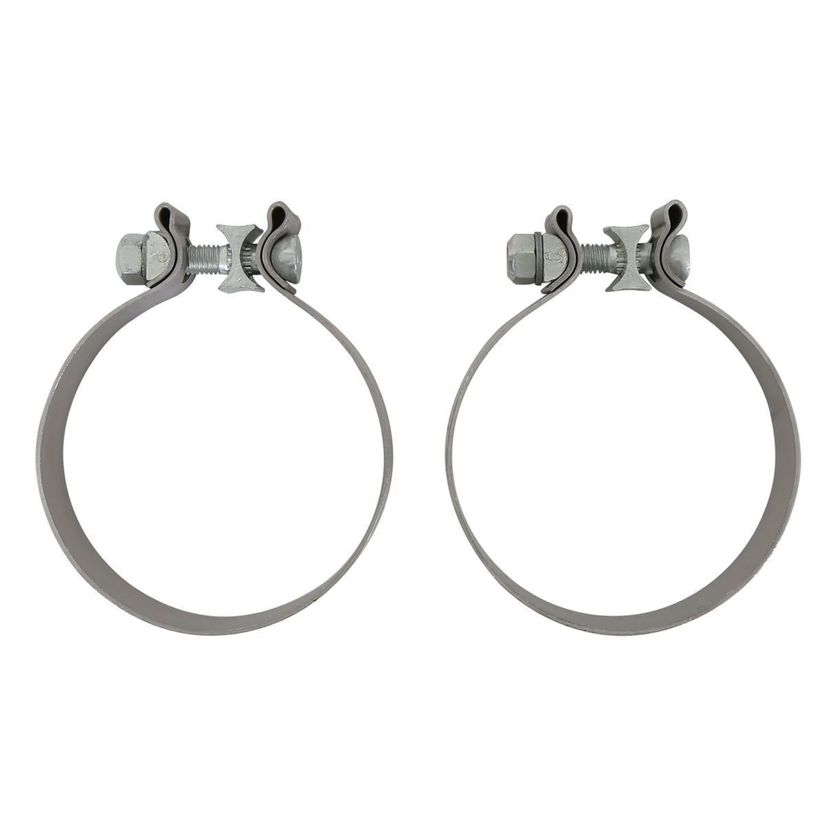 Flowmaster 4" Stainless Steel Band Clamp - Pair - 15221