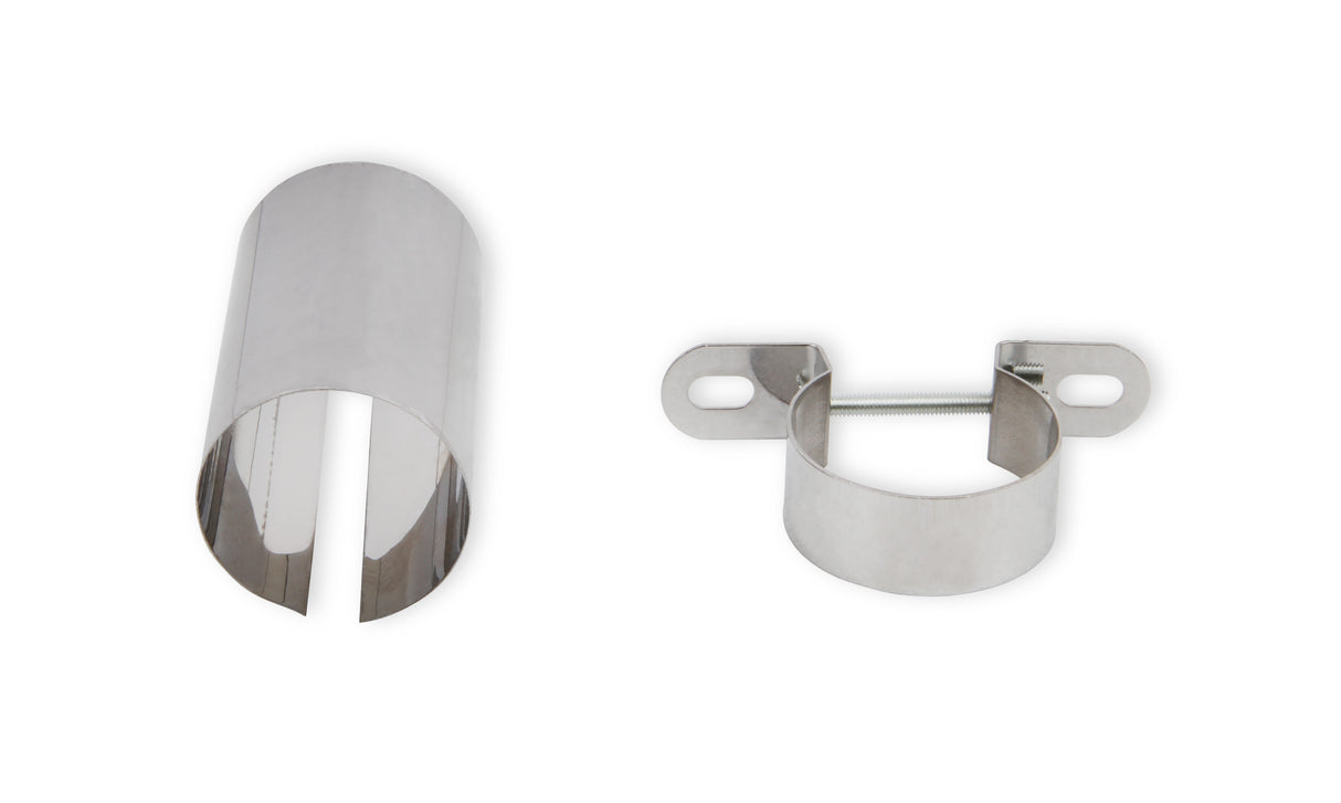 Mr Gasket Chrome Coil Holder Bracket with Bolt - Horizontal Mount - 9777