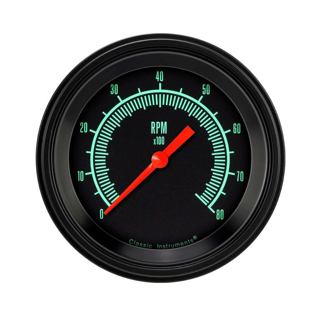 Classic Instruments G STOCK 3IN TACH 8000 RPM - GS80BLF