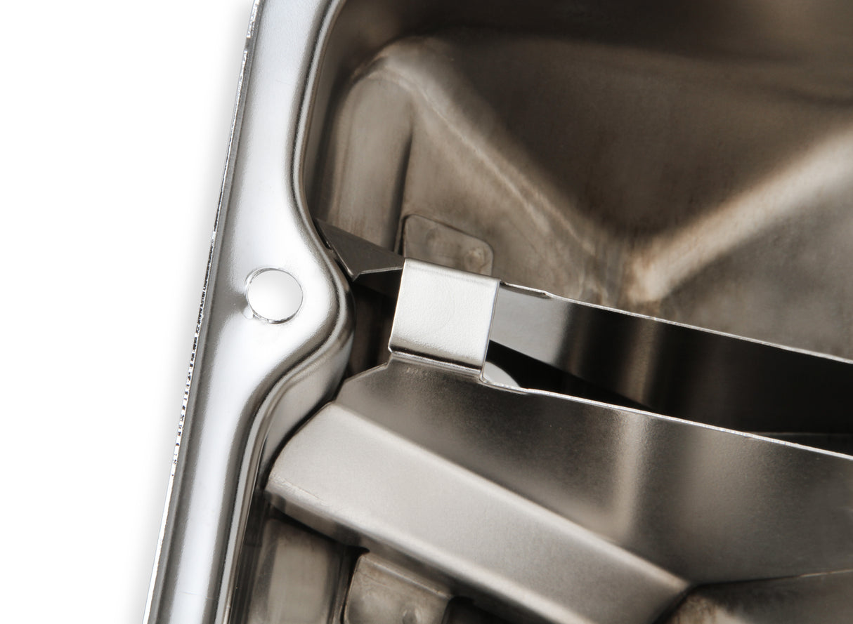 Mr Gasket Chrome Valve Covers with Baffle - 9413