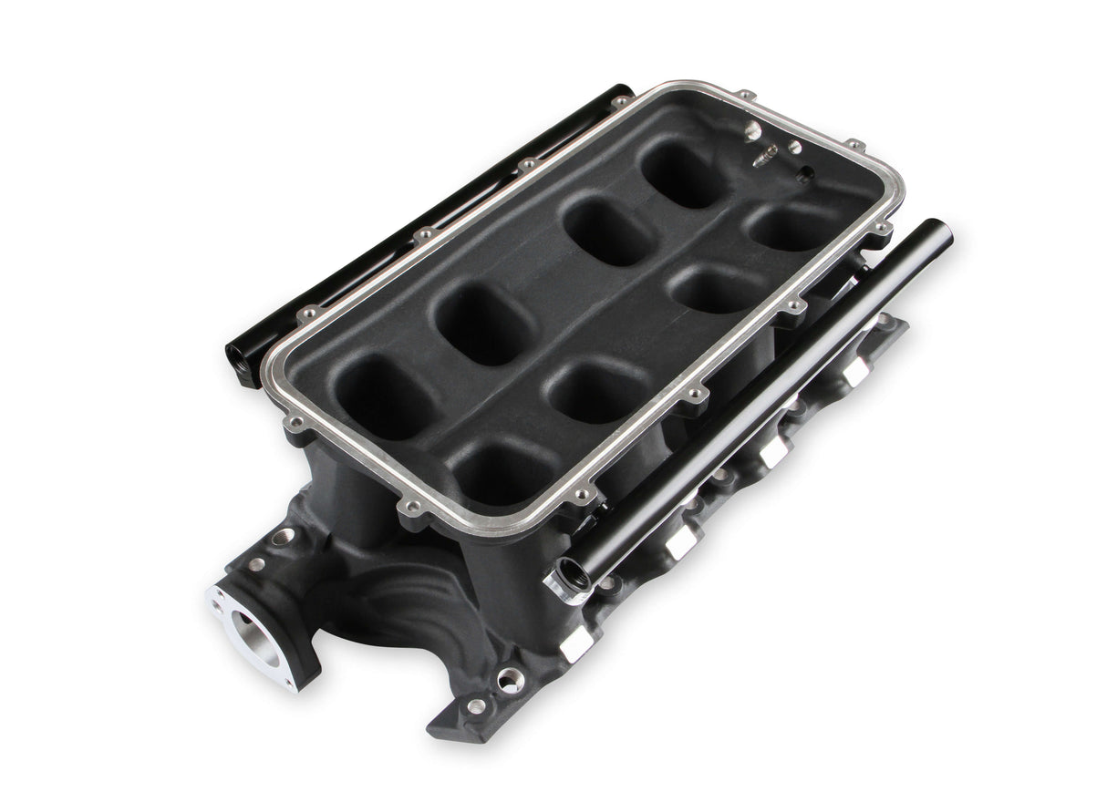 Holley 300-308BK 8.2" SBF Ford Hi-Ram EFI Manifold with Side Mount Top-Black