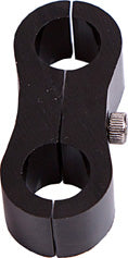 Aeroflow Billet Aluminium Dual Hose Separator 13/16" (20.6mm) I.D., Black Finish (AF156-13BLK) AF156-13BLK