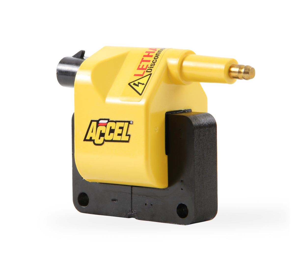 ACCEL Ignition Coil- SuperCoil- Dodge/Jeep/Plymouth/Chrysler Remote-Yellow-Individual - 140021