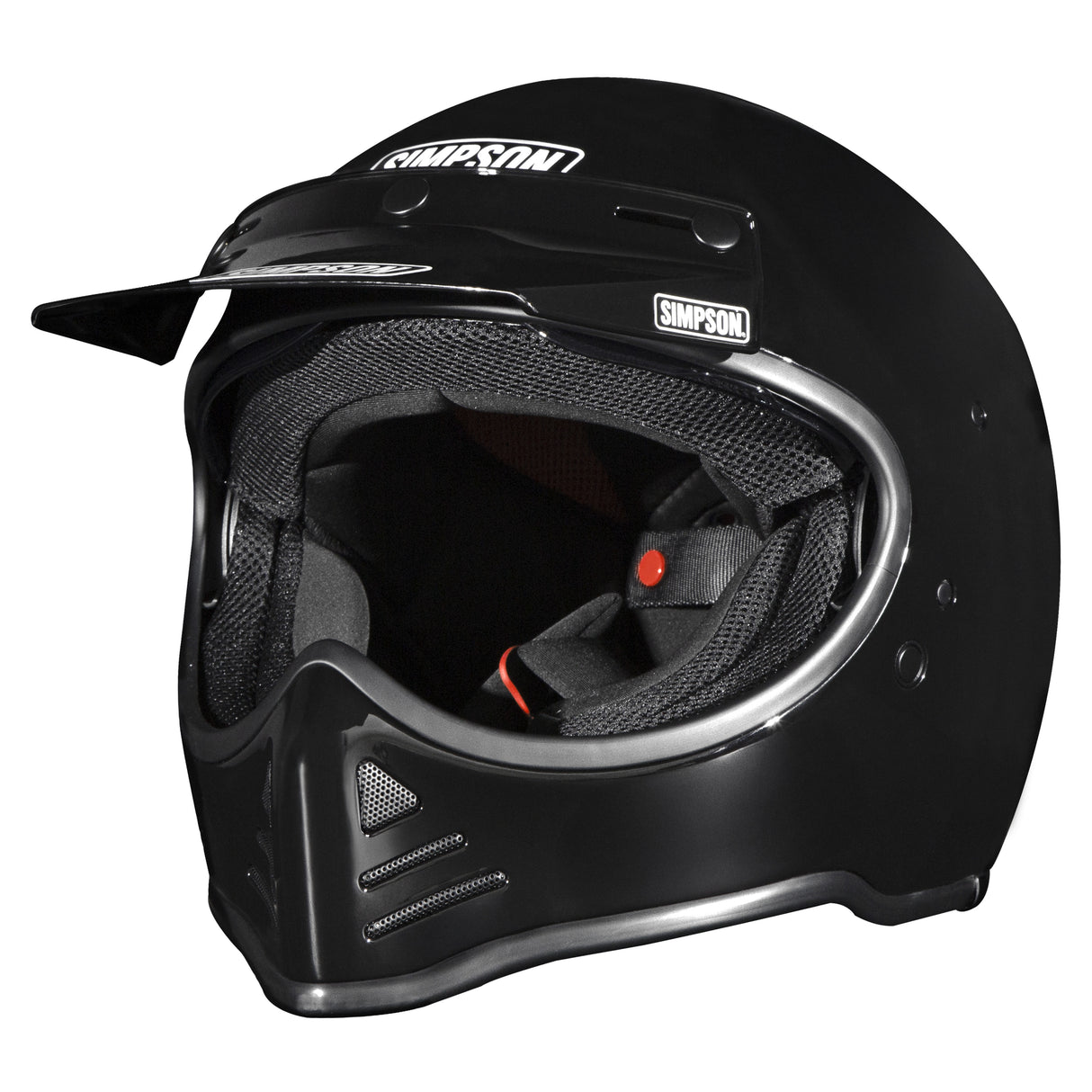 Simpson Motorcycle M52 Bandit Helmet - Black - Extra Small - M522XS