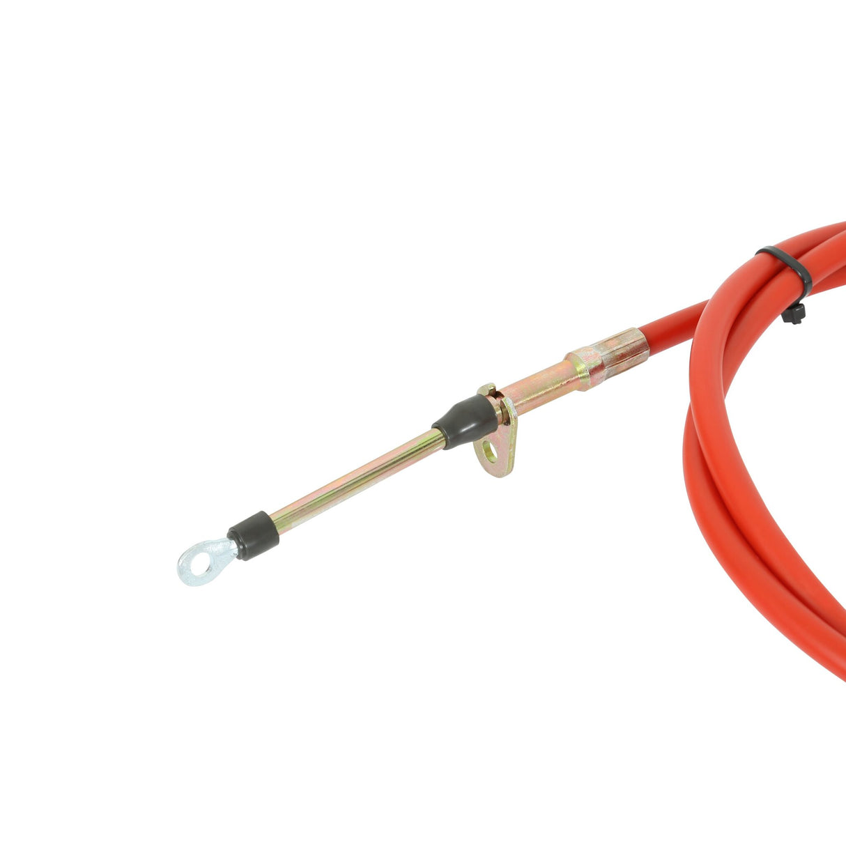 B&M Super Duty Race Shifter Cable - 8-Foot Length - Red - 80834