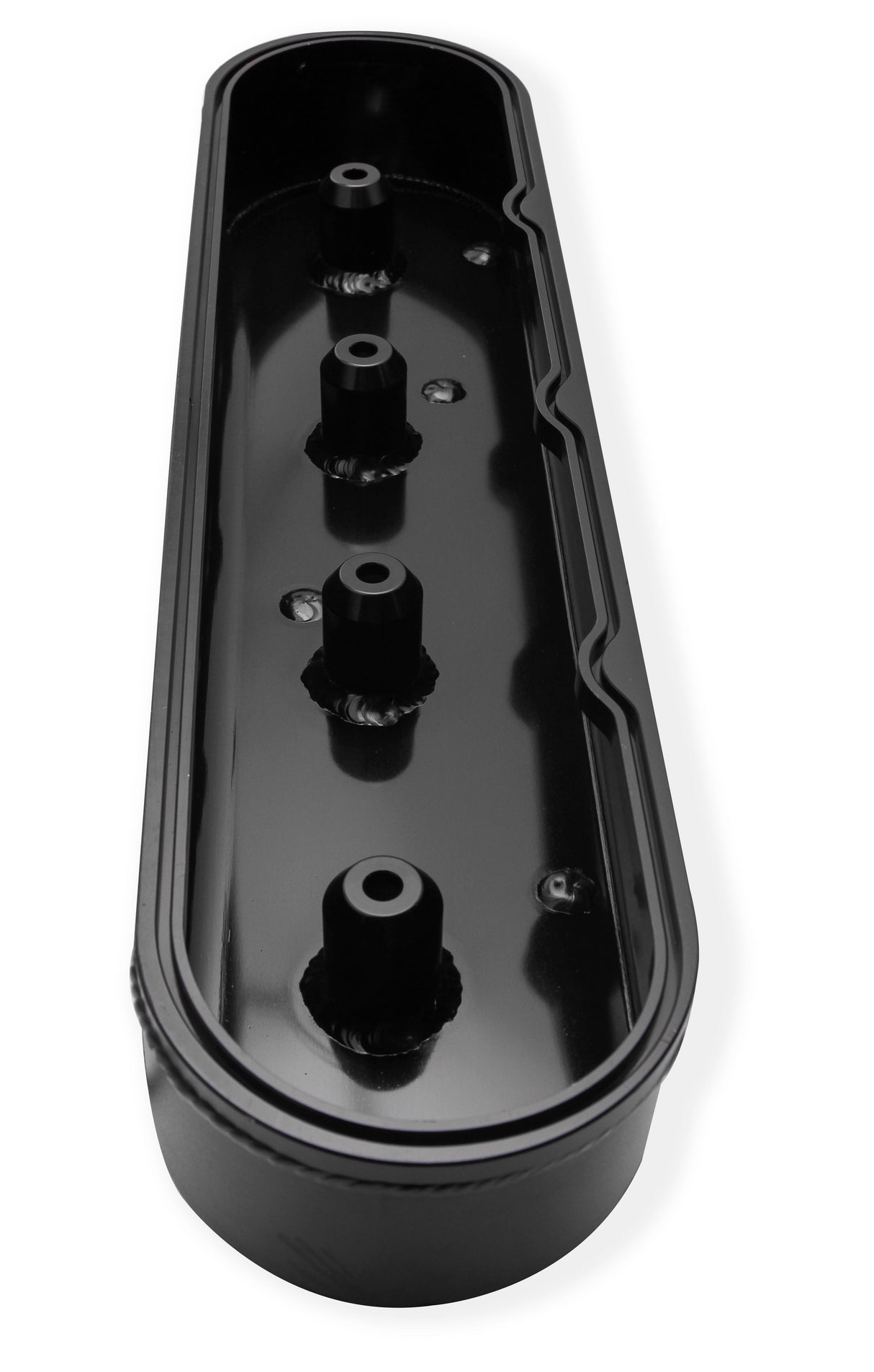 Holley 890014B Sniper Valve Cover - Fabricated Aluminum - GM LS Engines - Satin Black