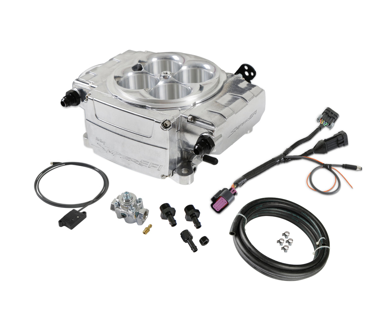 Holley 550-510-BAE Sniper 2 EFI Upgrade Bluetooth Module Kit w/ Regulator - Polished