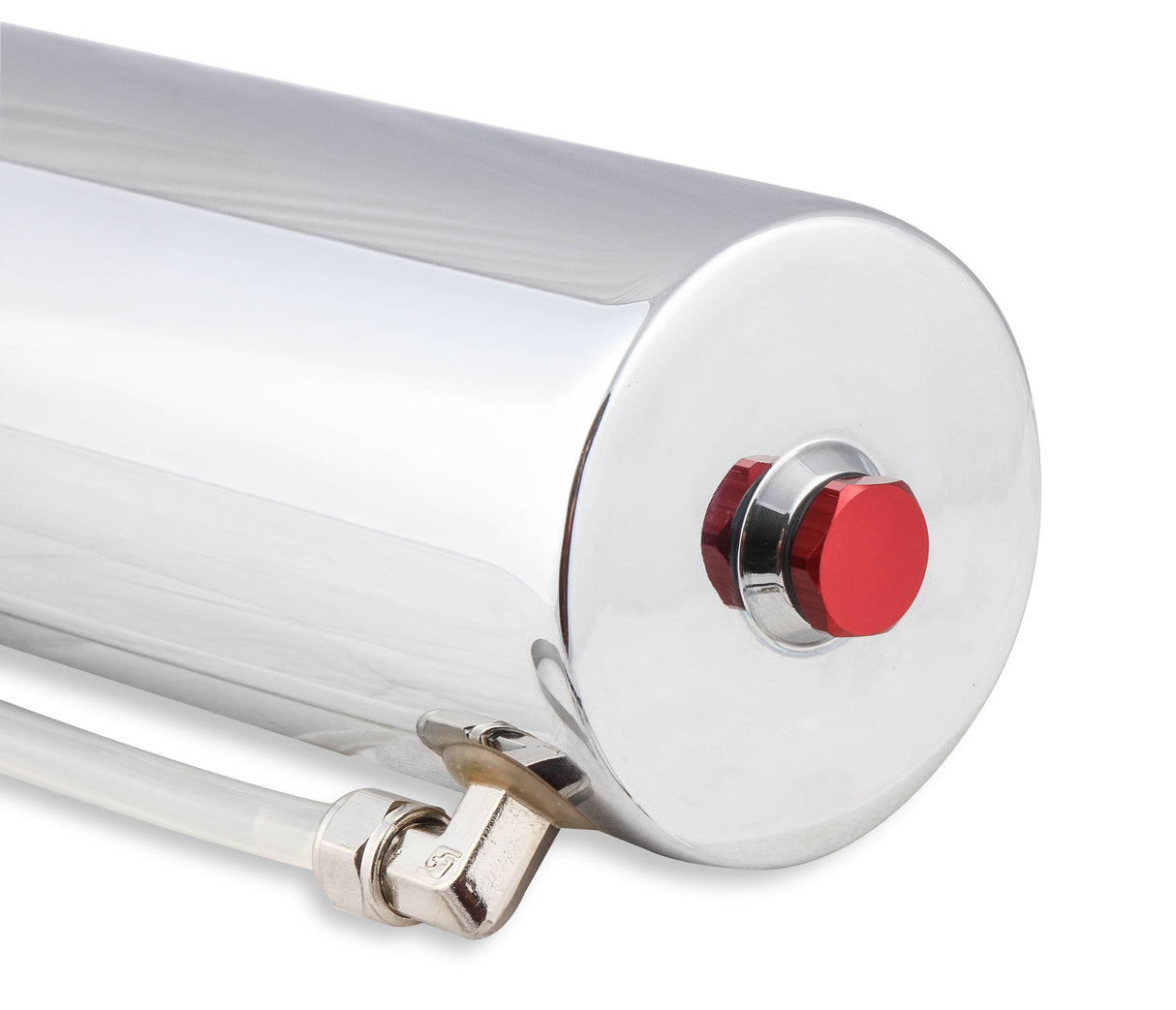 Mr Gasket Radiator Fluid Reservoir / Recovery Tank - Polished Aluminum - 9135