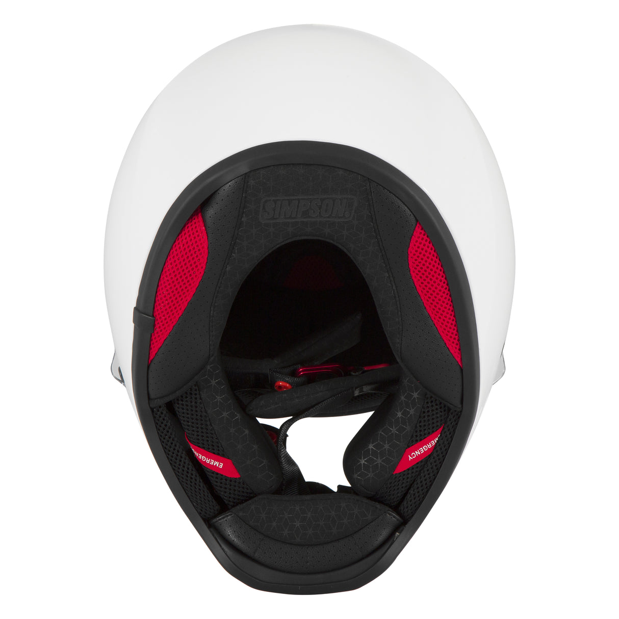 Simpson Motorcycle M30 Bandit Helmet - White - Small - M301SM