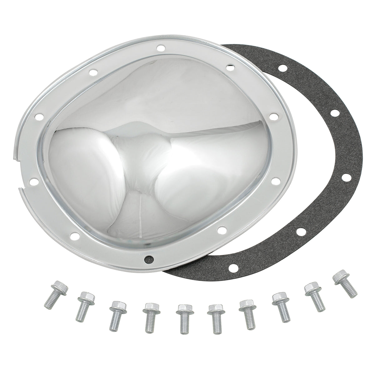 Mr Gasket Chrome Differential Cover - GM 10 Bolt - 7.5 Inch - 9896