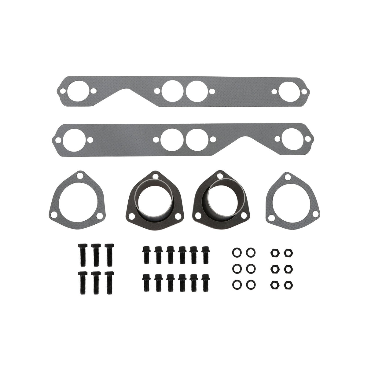 Flowtech Shorty Headers - Black Painted - 11502FLT