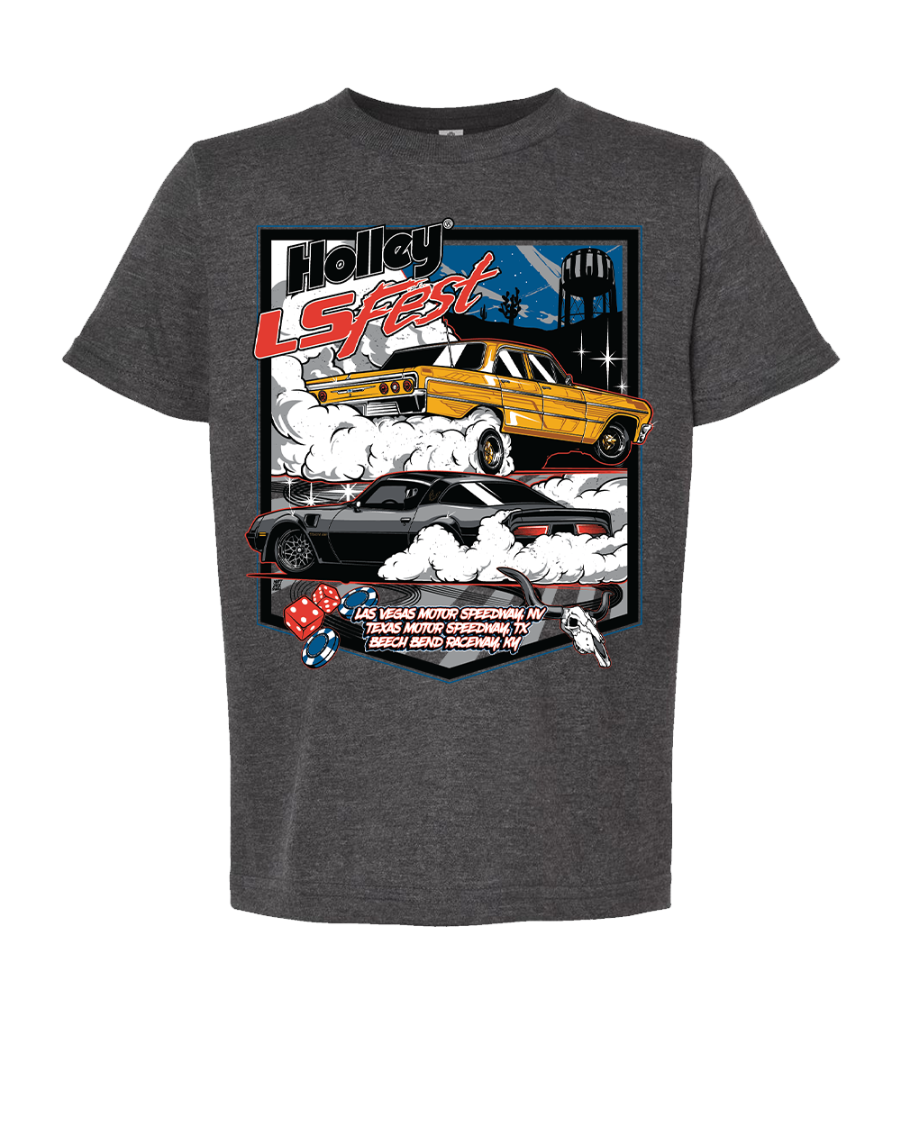 Holley 10444-MDHOL 2023 LS Burnout Youth Tee